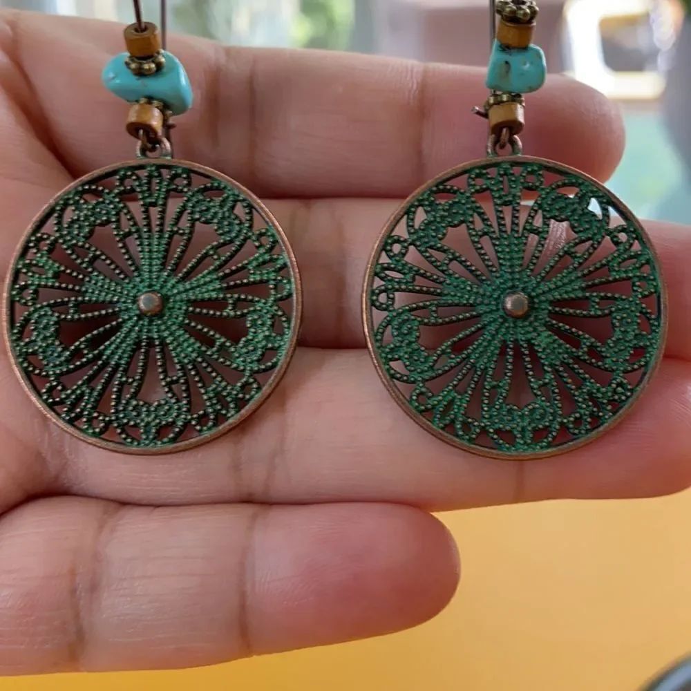 🪷 ✨Unique BoHo Dangle Earrings💫✨ - Picture 6 of 7